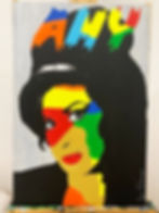 AMY WINEHOUSE - Original painting