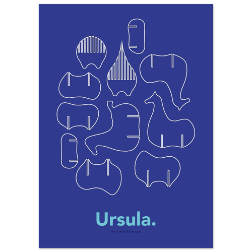 Ursula. Classic Semi-Glossy Paper Poster 50x70 cm / 20x28″ | The