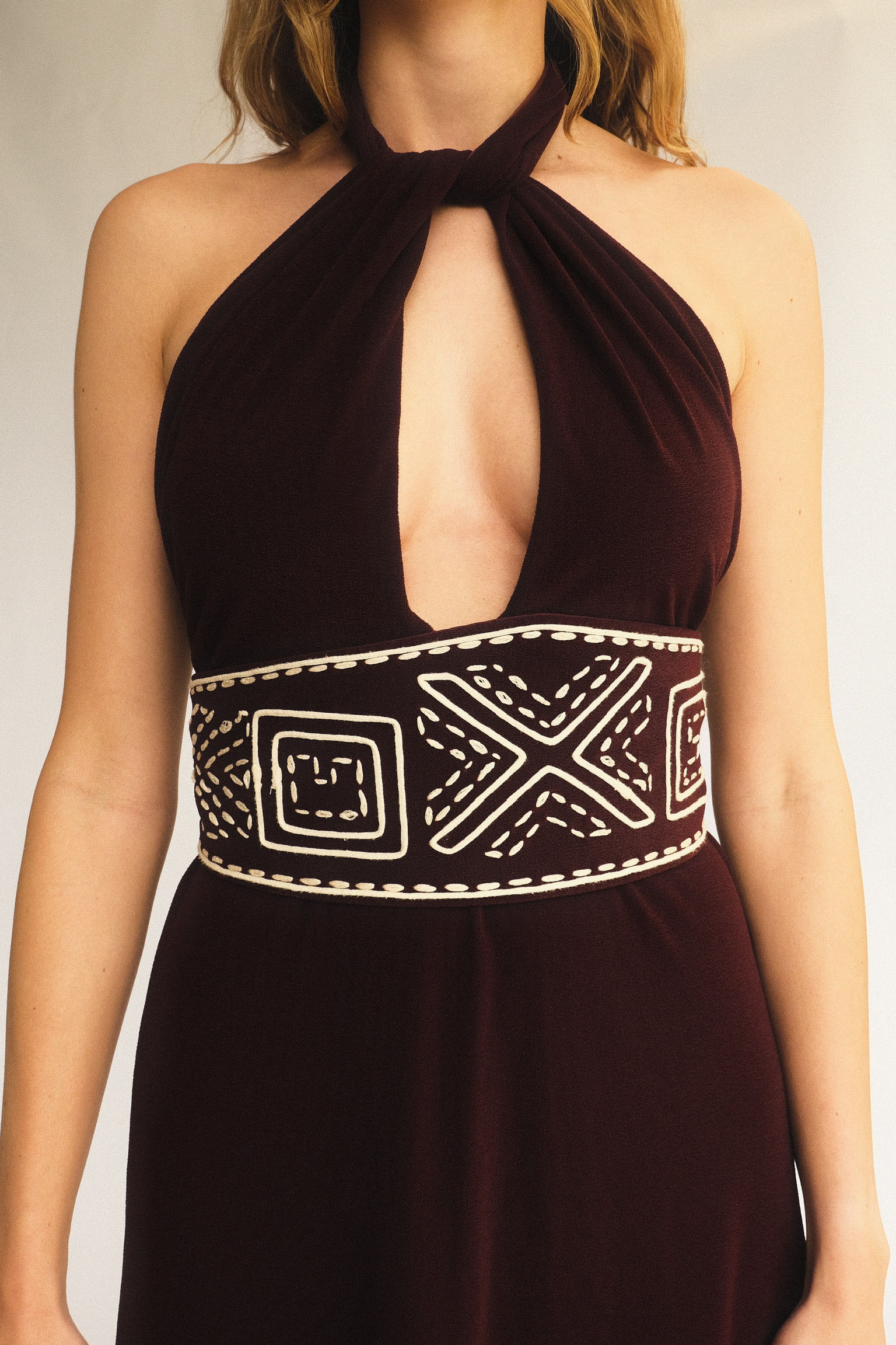 Halter Vino tinto - Johanna Ortiz