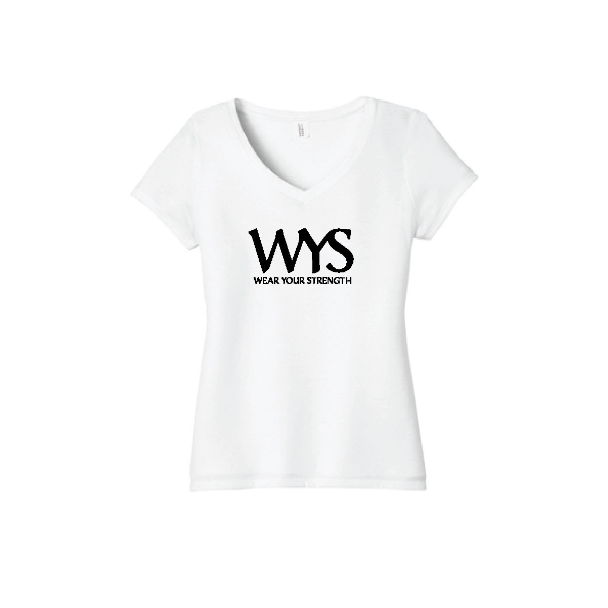 WYS V-Neck Tee (White)