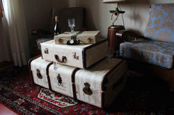 Wedding coffeetable steamertrunk