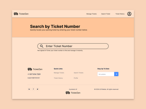 Desktop Search Page