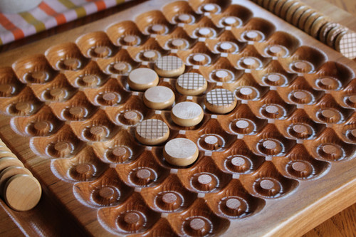 Reversi / Othello Board Game | Solid Cherry | Masterpiece Laser