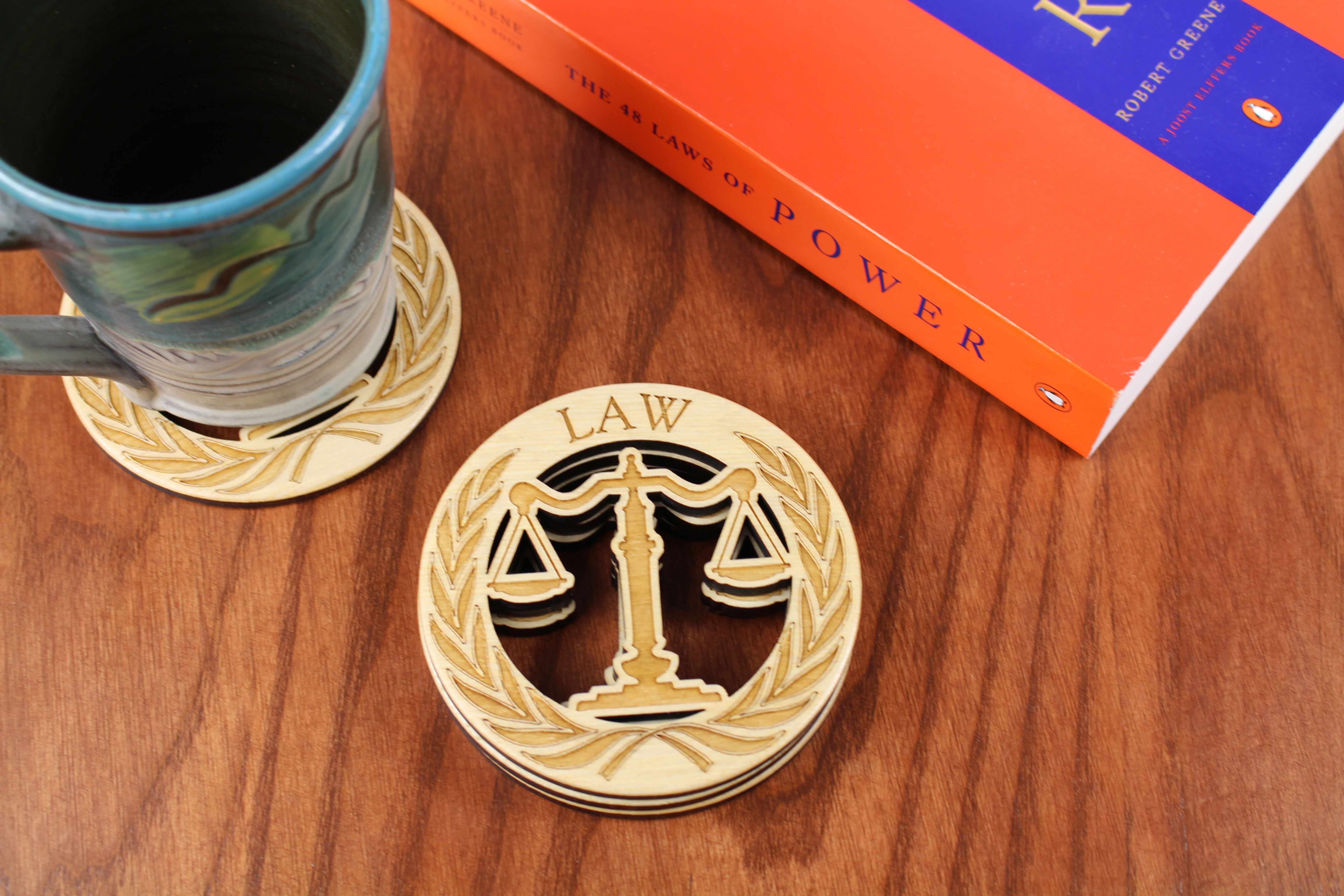 Order for Brian Gerber | Coasters and Keychains