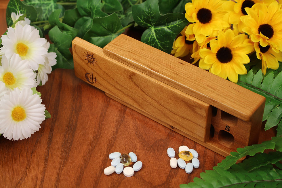 Thumbnail: Sun & Moon | AM PM 7 Day Pill Case | Single