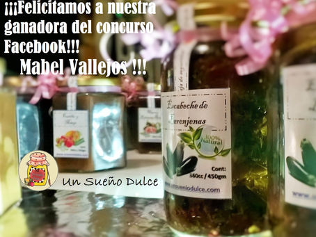 Felicidades a la ganadora Concurso Facebook