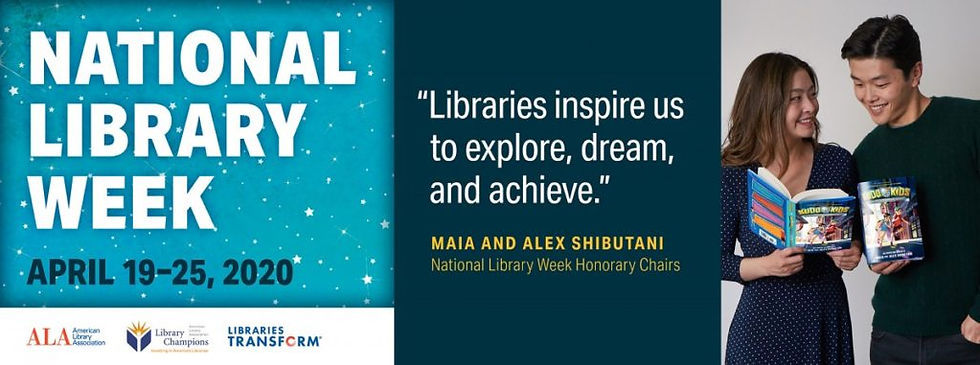Celebrating National Library Week April 6-12, 2025