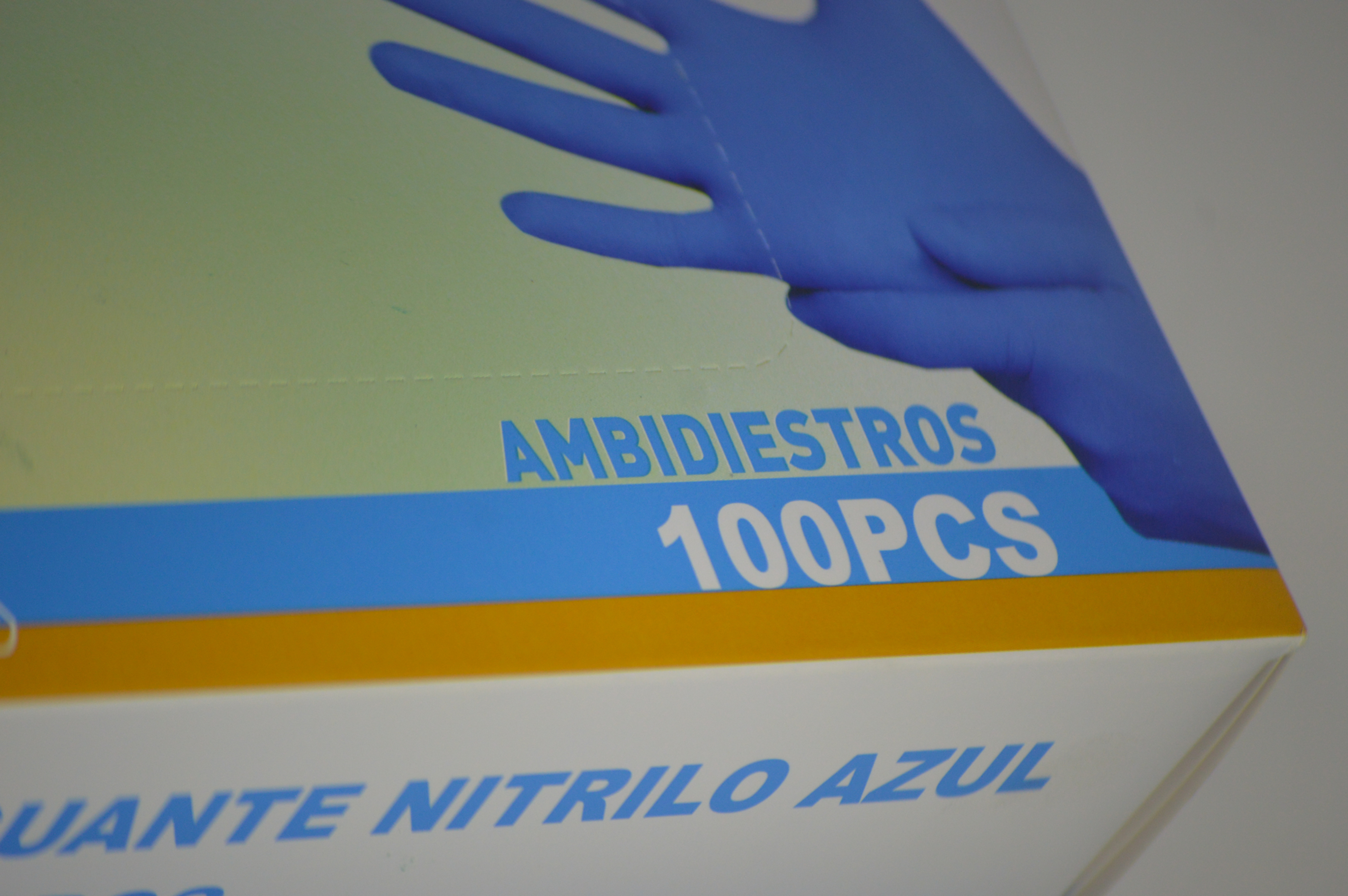 Guantes Nitrilo Azules Alta Calidad