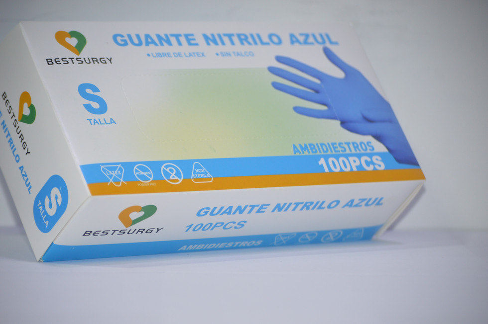 Miniatura: Guantes Nitrilo Azules Alta Calidad