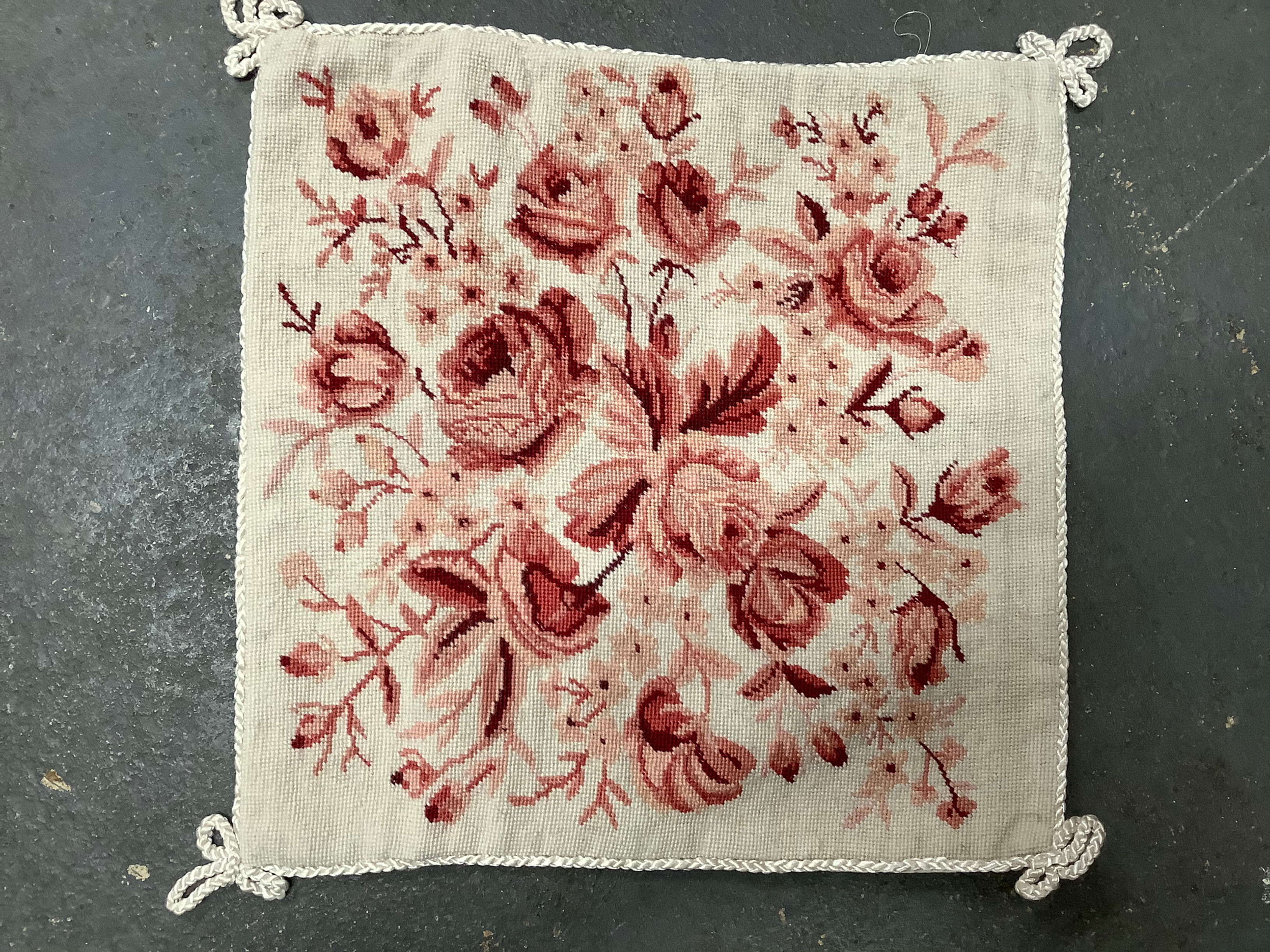 Chinese Needlepoint Cushion Cover