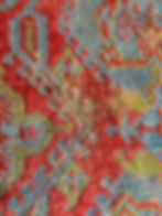 Antique Turkish Ushak Before Restoration
