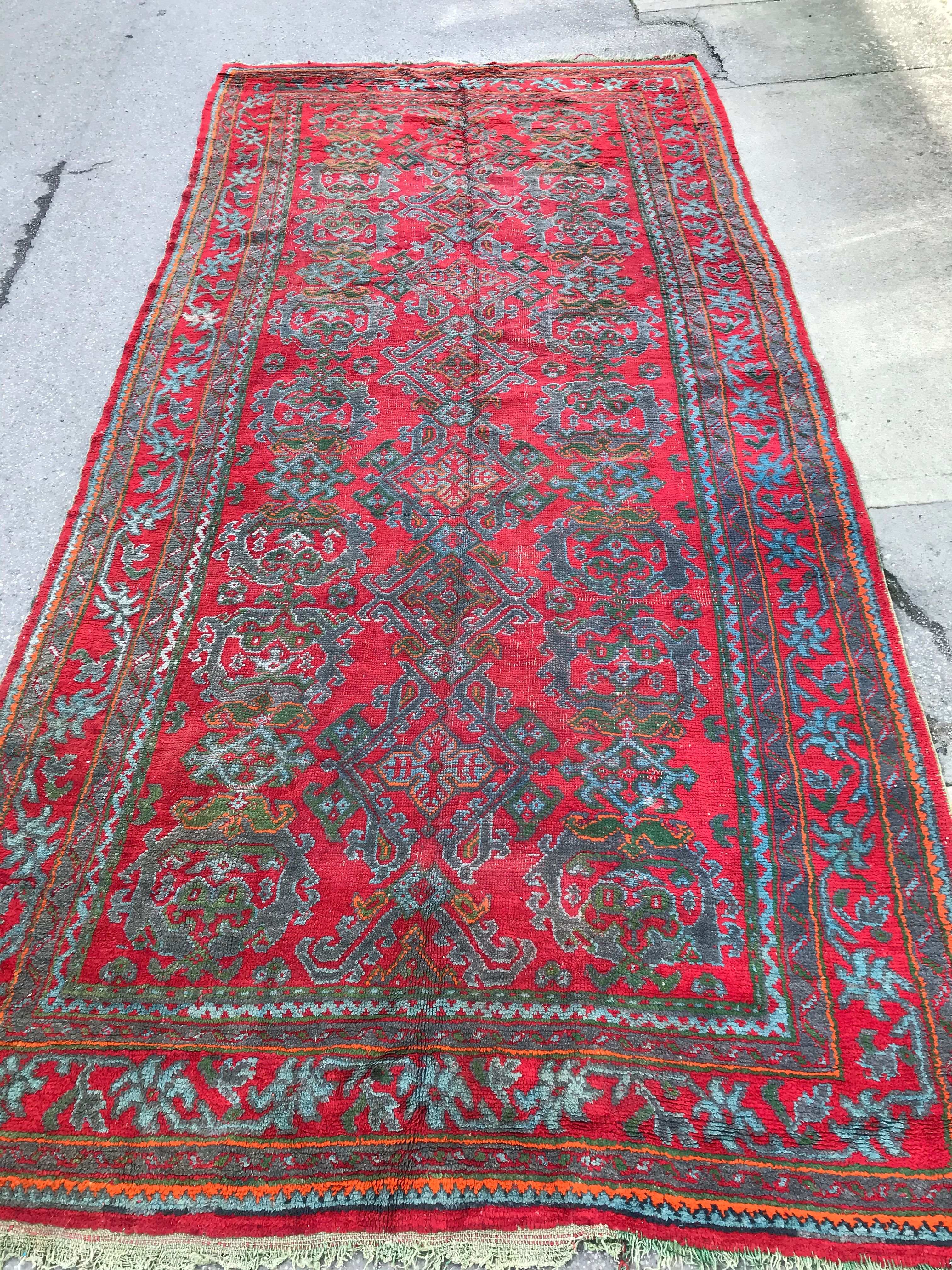 Antique Turkish Ushak 480 x 240cm