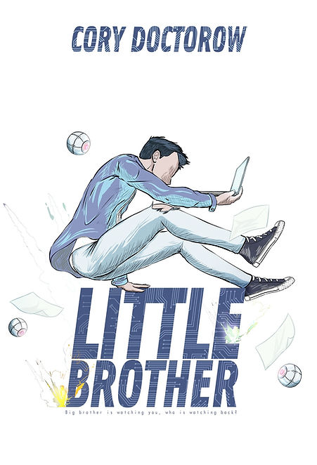 Little Brother Book cover illustration kerissonlp