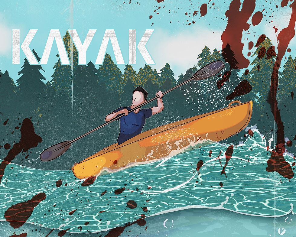Postcard of 'Kayak' kerissonlp