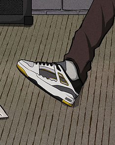 Advertising illustration for Puma sneakers commissioned by Artwalk