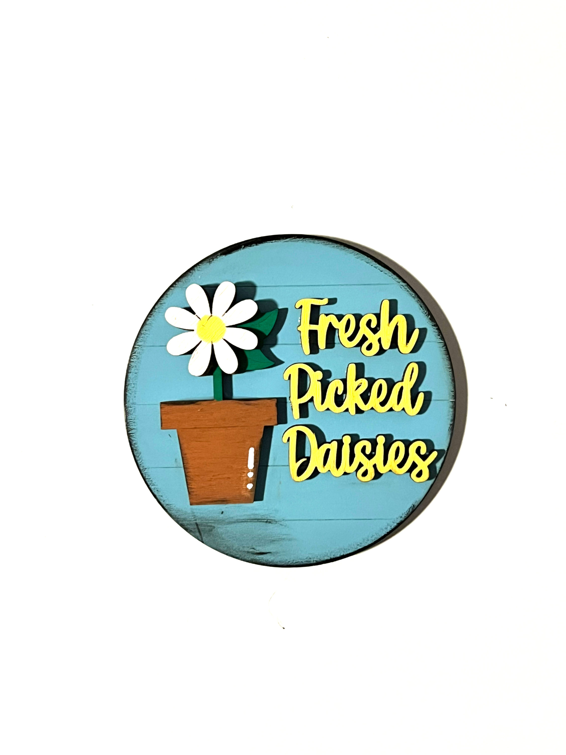 Flower 3-Inch Round Insert