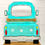 Thumbnail: Teal Interchangeable Farmhouse Truck Plus 1 Insert