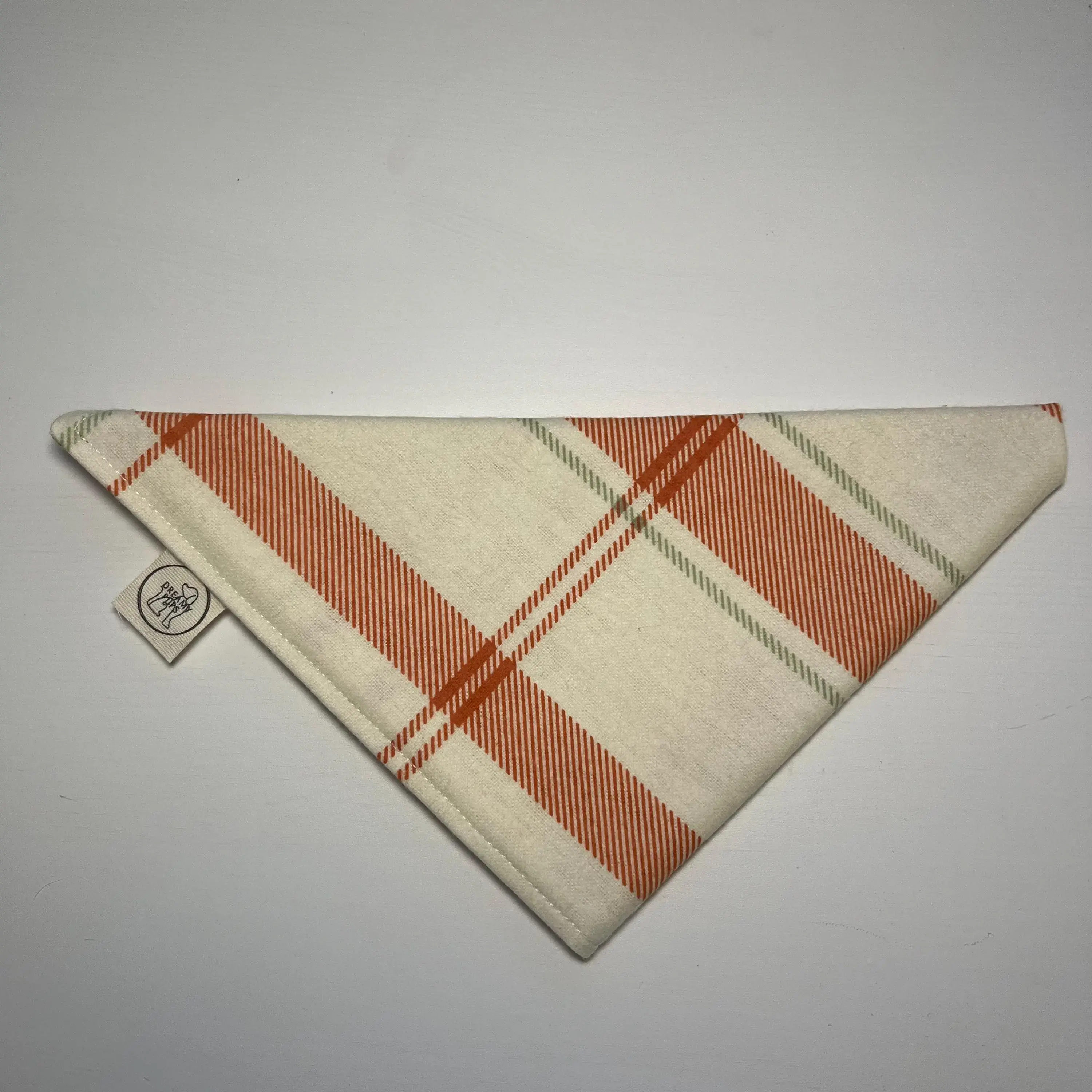 Pumpkin Patch Plaid Bandana