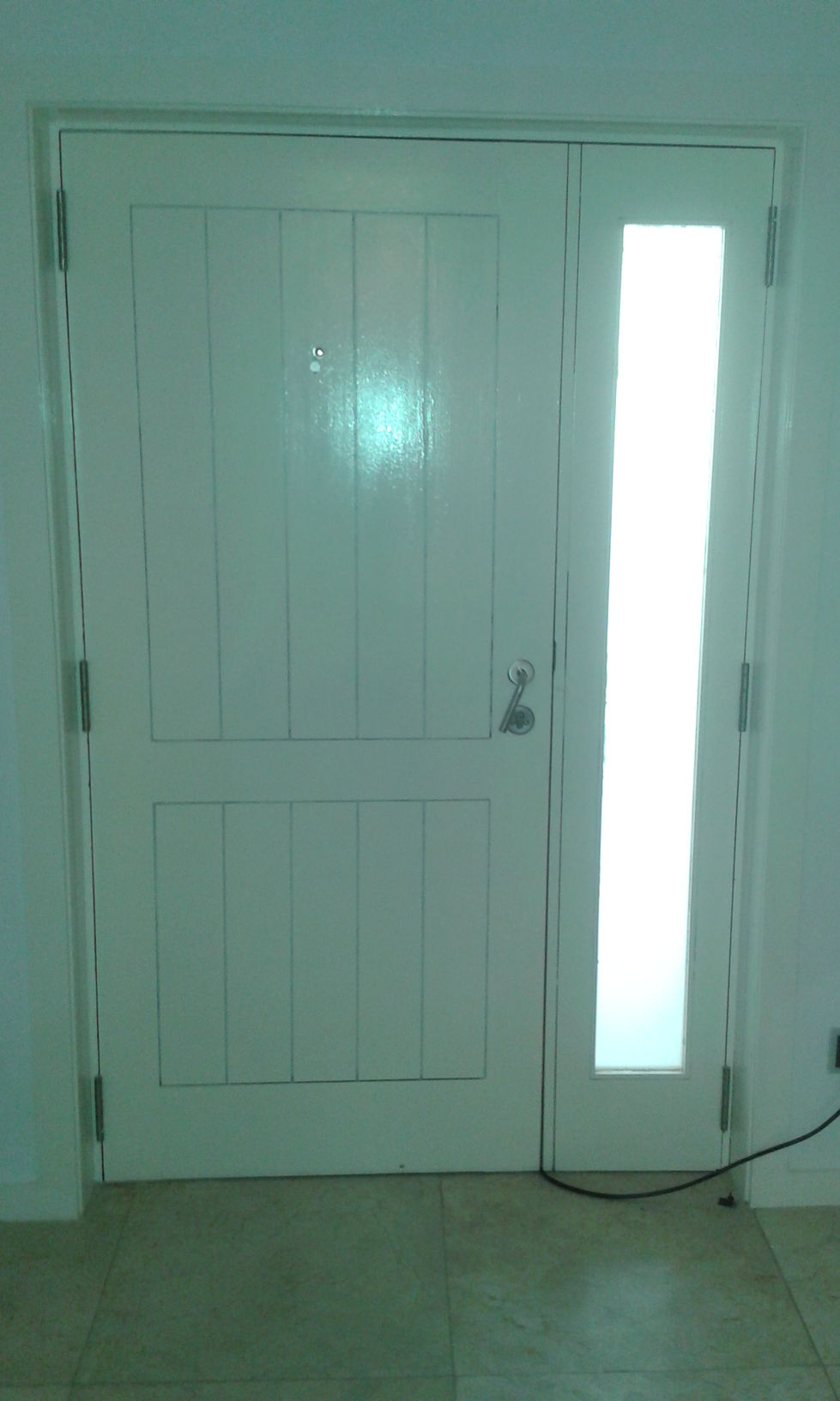 PORTA ENTRADA COM VITRAL LACADA
