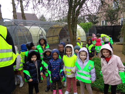 Kleuterklas van Edugo Sint-Bernadette op bezoek