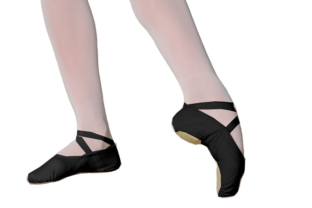 Chausson demi-pointe  - Stella - couleur noir