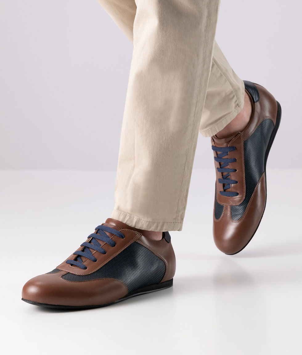 Miniature : Chaussures Positano bleu cognac
