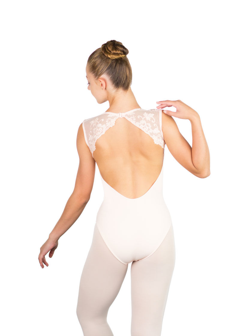 Thumbnail: Justaucorps Emmeline Ballet Rosa vue de dos