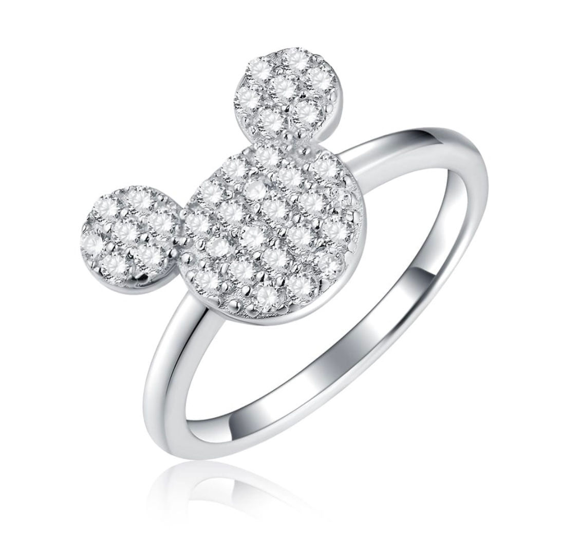 טבעת מיקי מכסף טהור