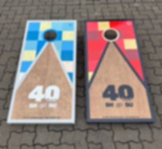 Custom Triangle ESS Cornhole Board