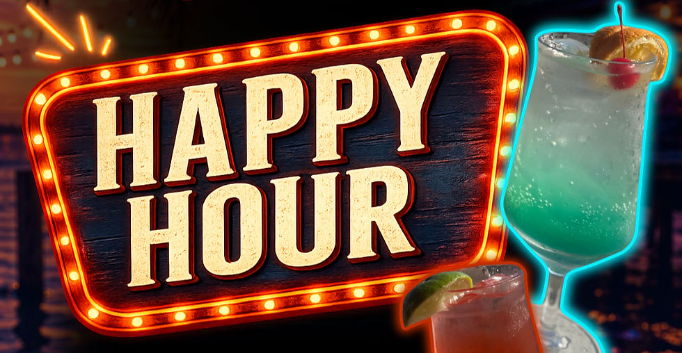 Happy Hour - 1/2 Price Apps + Drinks