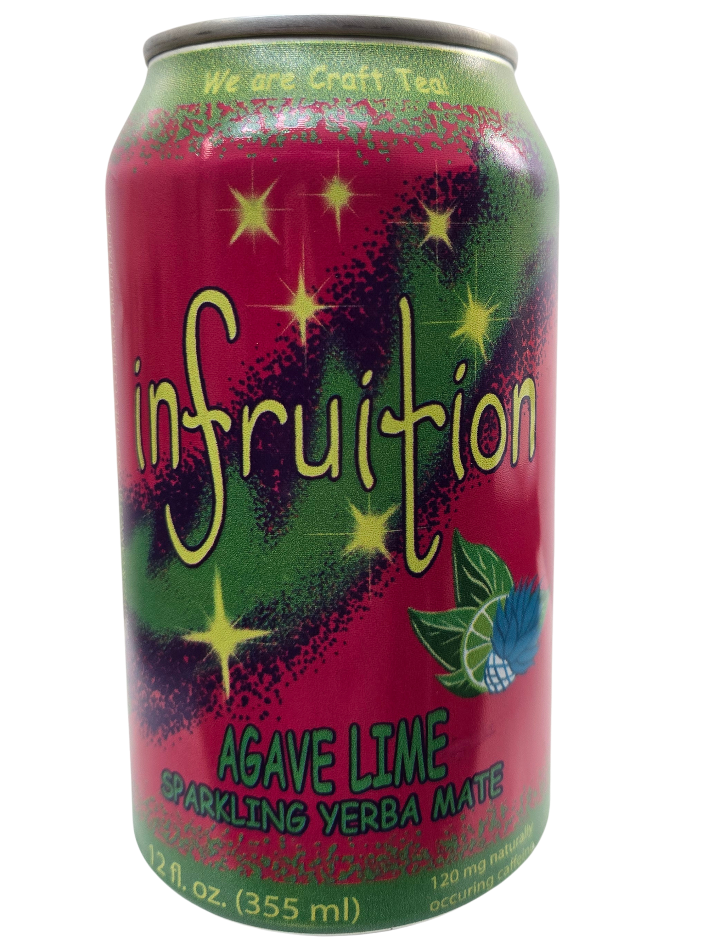 8-pack Agave Lime Sparkling Yerba Mate