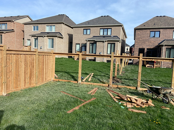 Multi-Home Fence Project in East W. Ontario, Canada.
