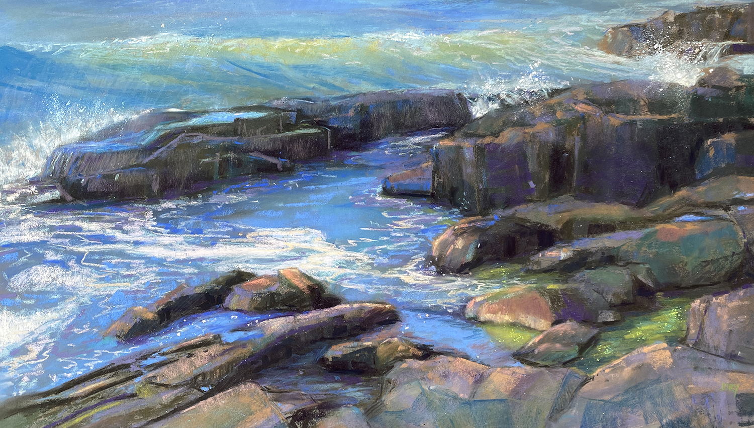 "Pooling Tide", 16"x20"