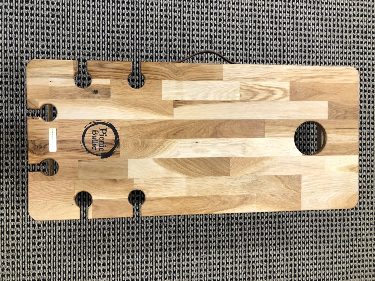 Oak "Vino" 6-Wine Table
