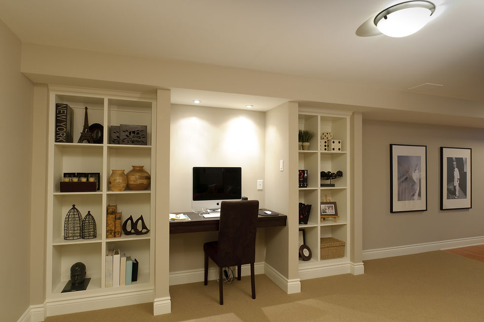 Stonebridge Basement - Custom Desk