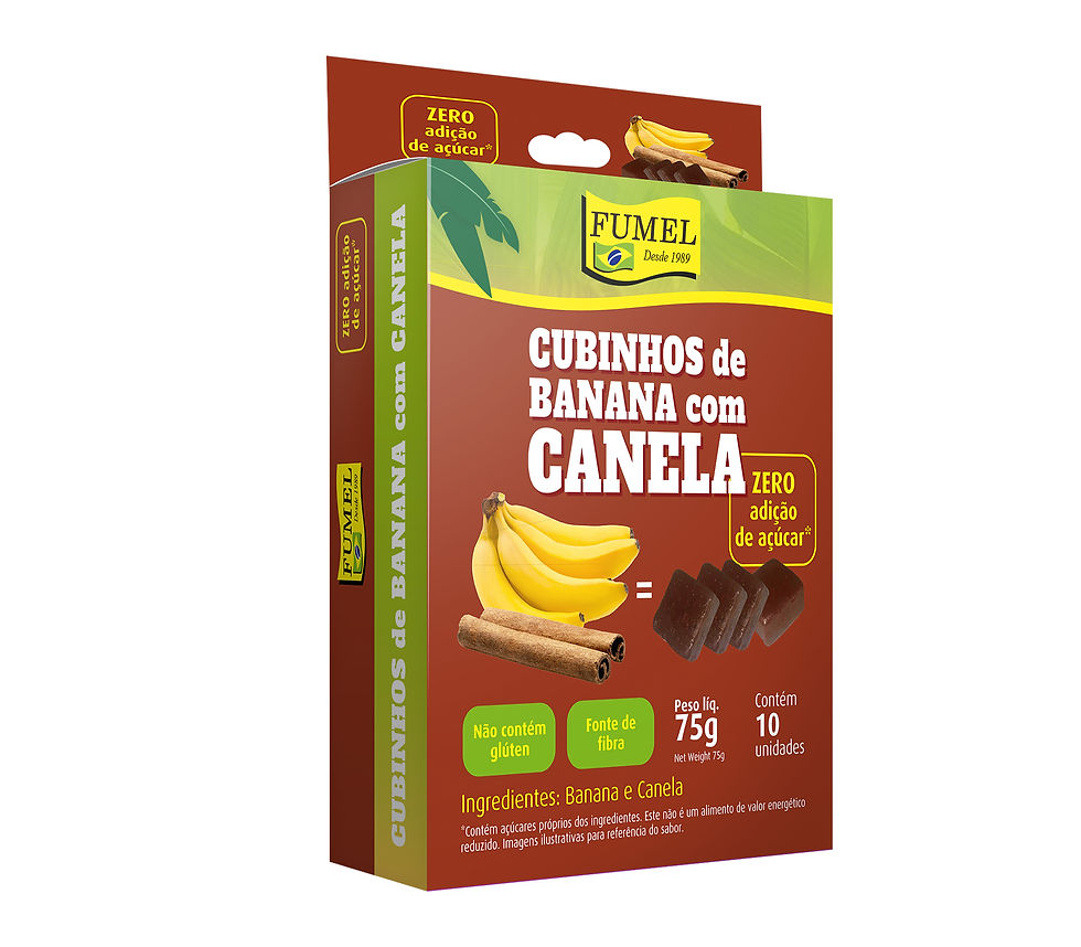 Cubinhos de Banana com Canela