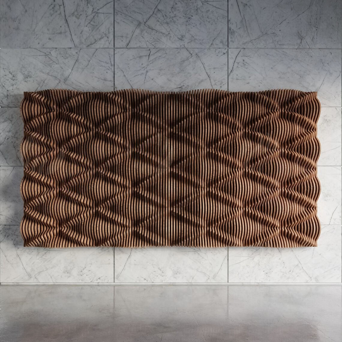 Wave Grid Decor