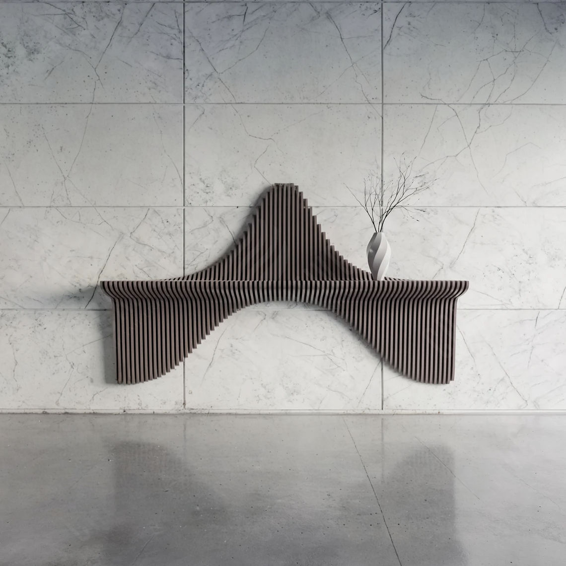 Curved Horizon Shelf