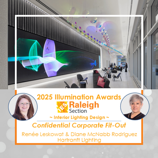 HLS Receives the 2025 IES Raleigh Section Illumination Award for Interior Lighting Design
