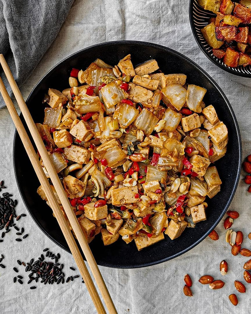 Spicy Tofu in Hoisin Sauce