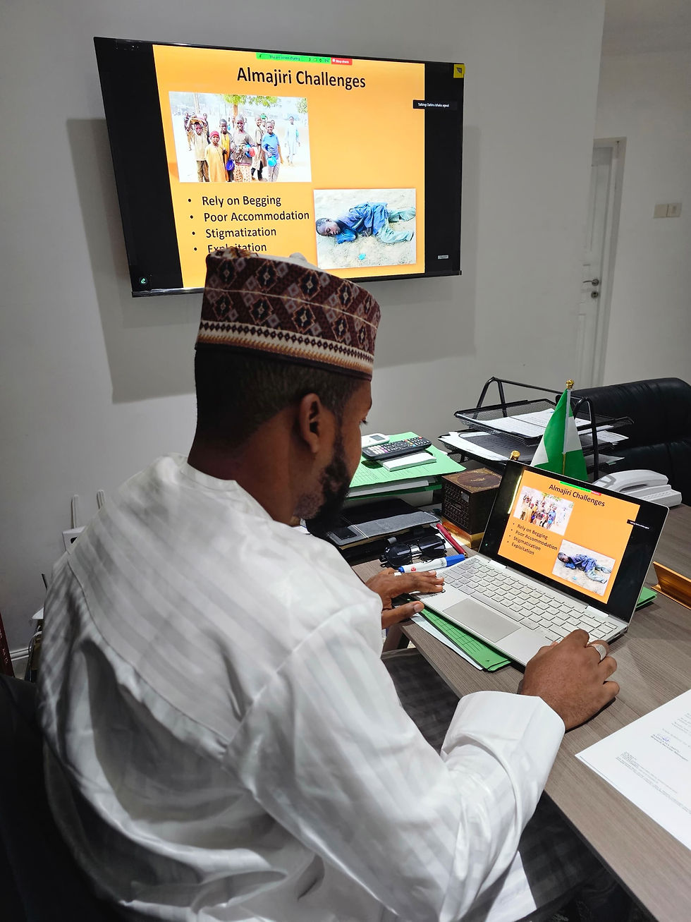 Dr Daha Tijjani Abdurrahaman Chairs day 1 of the session focusing on the mandates of the Commission