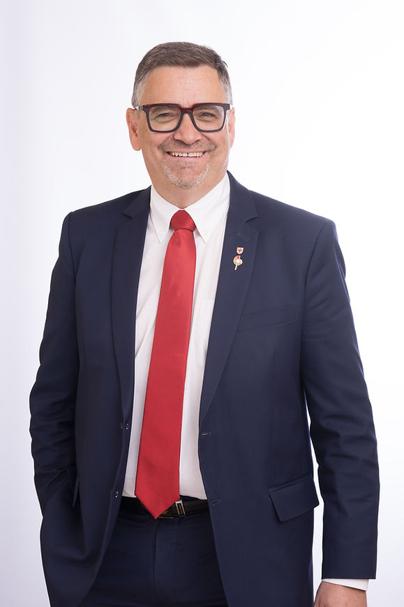 Robert Alexander Steger Politiker stellt seine Erfahrungen und politischen Ziele vor