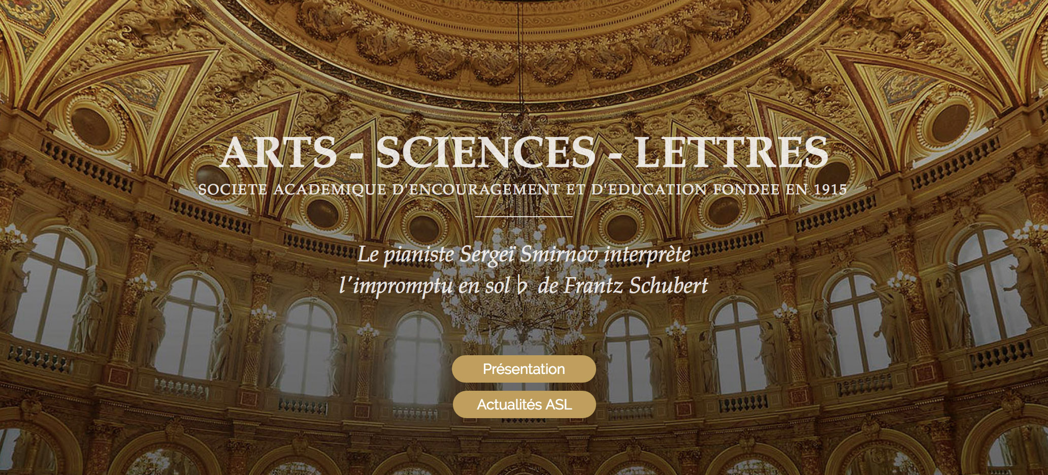 ARTS SCIENCES LETTRES Paris Site Officiel