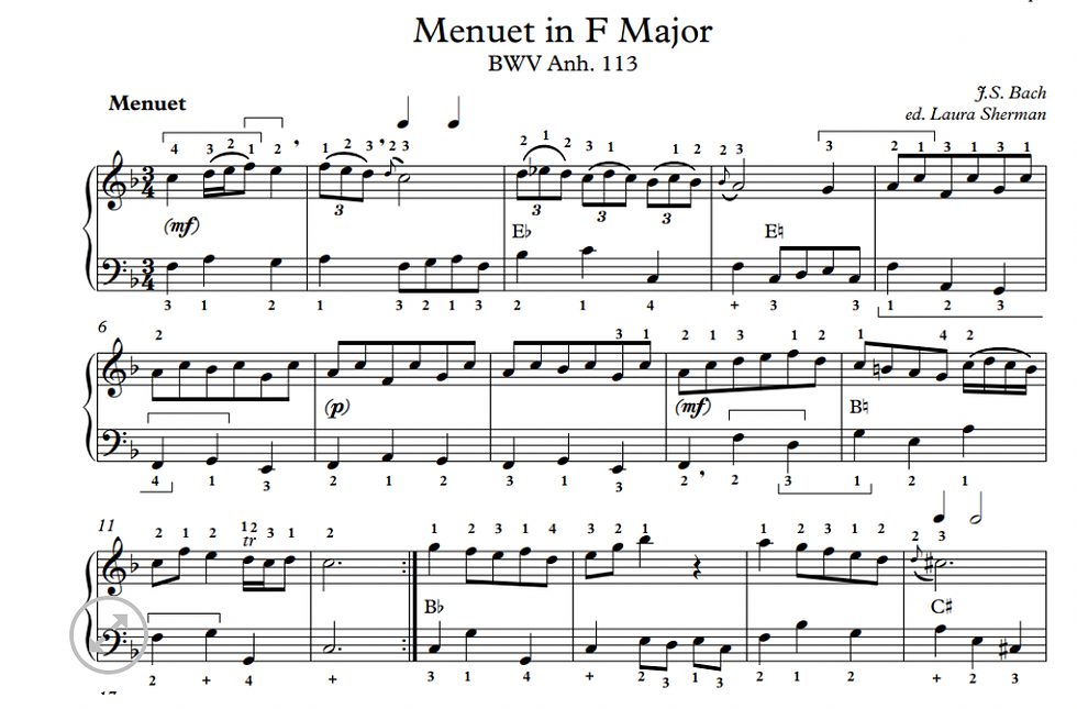 Thumbnail: Bach For All Harpists: Six Graded pieces for beginner to advanced