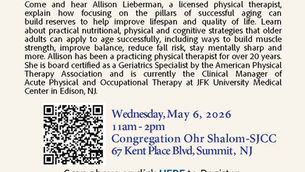 Greater Summit Jewish Community Connections Lunch & Learn