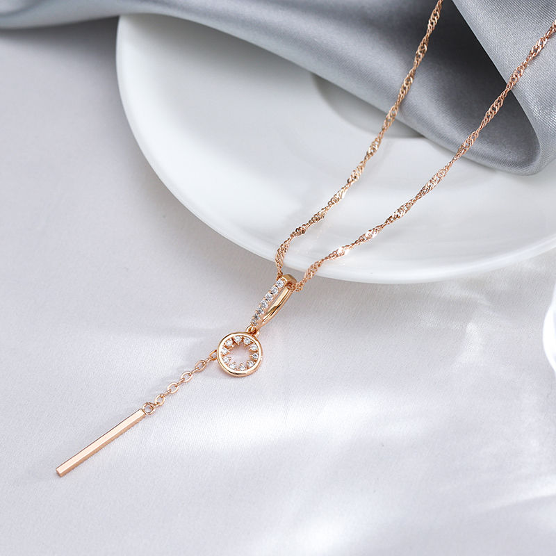 Thumbnail: Aurélie Tassel Zircon Necklace
