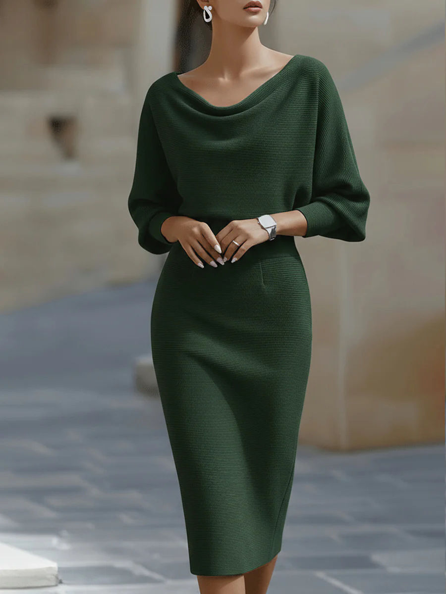 Thumbnail: High-Waist Bodycon Midi Dress