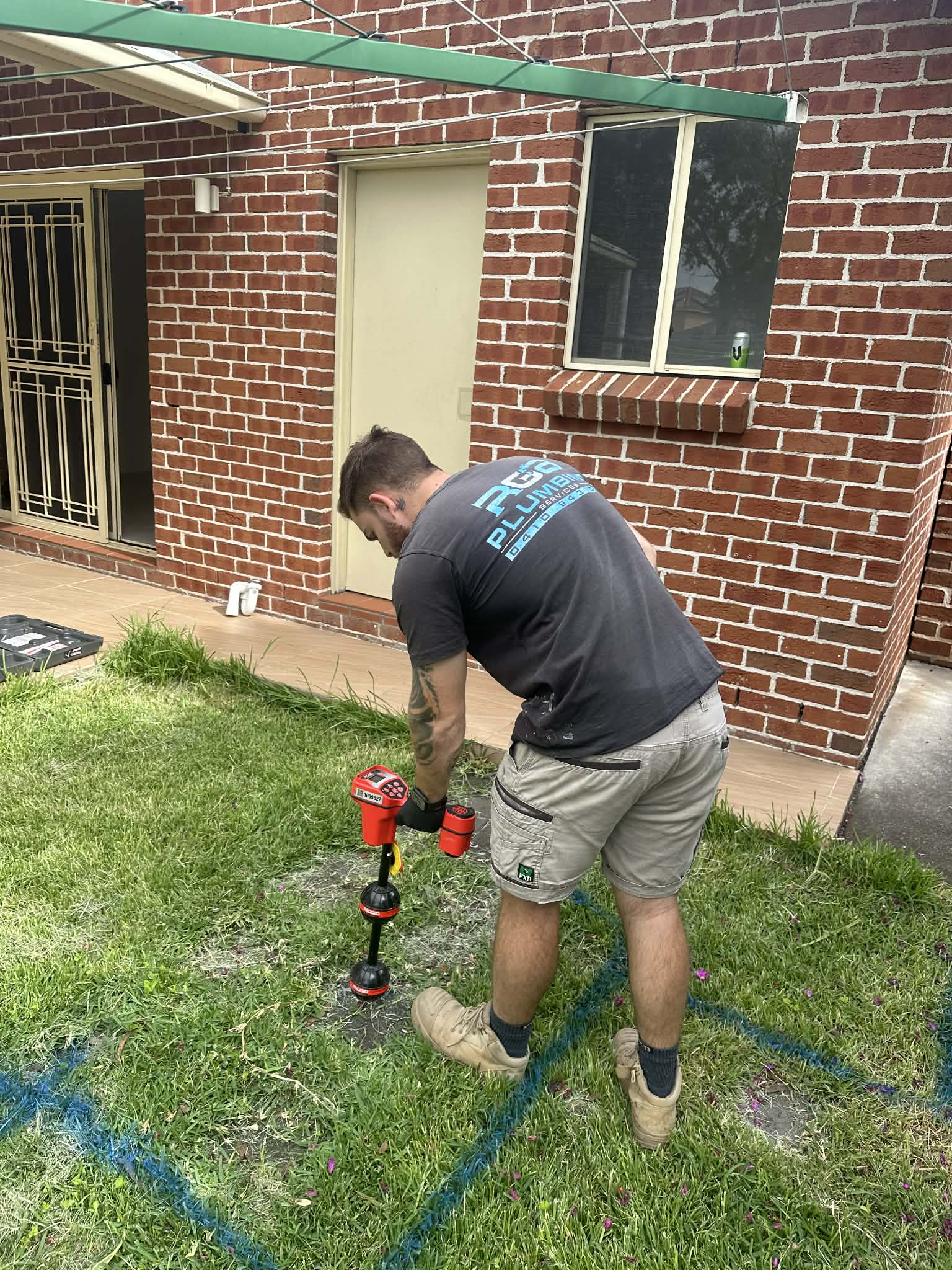 Locating a broken pipe