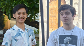 Welcome Oscar Solberg '28 and Sean Liu '26 to the lab!