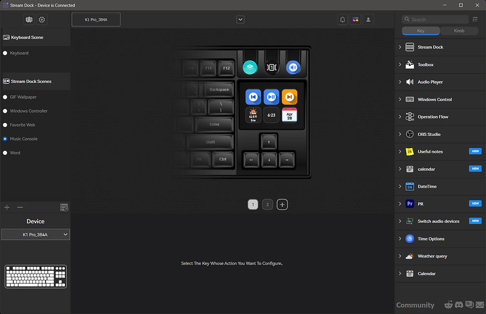 Thumbnail: ⌨️Gaming Keyboard with Stream Deck